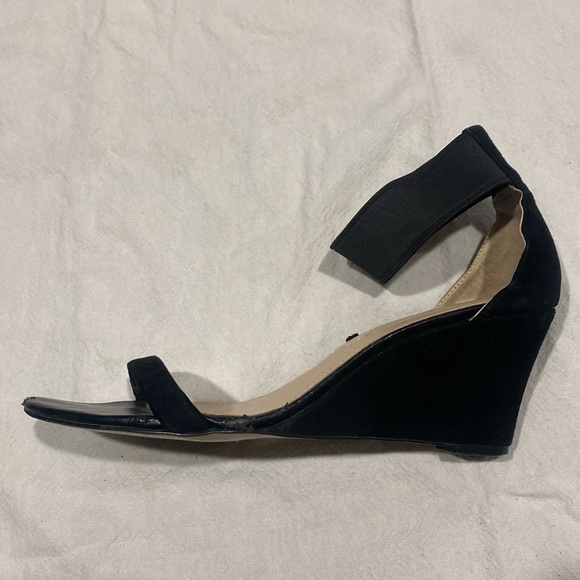 Strappy suede wedge - size 9.5 - Picture 3 of 6